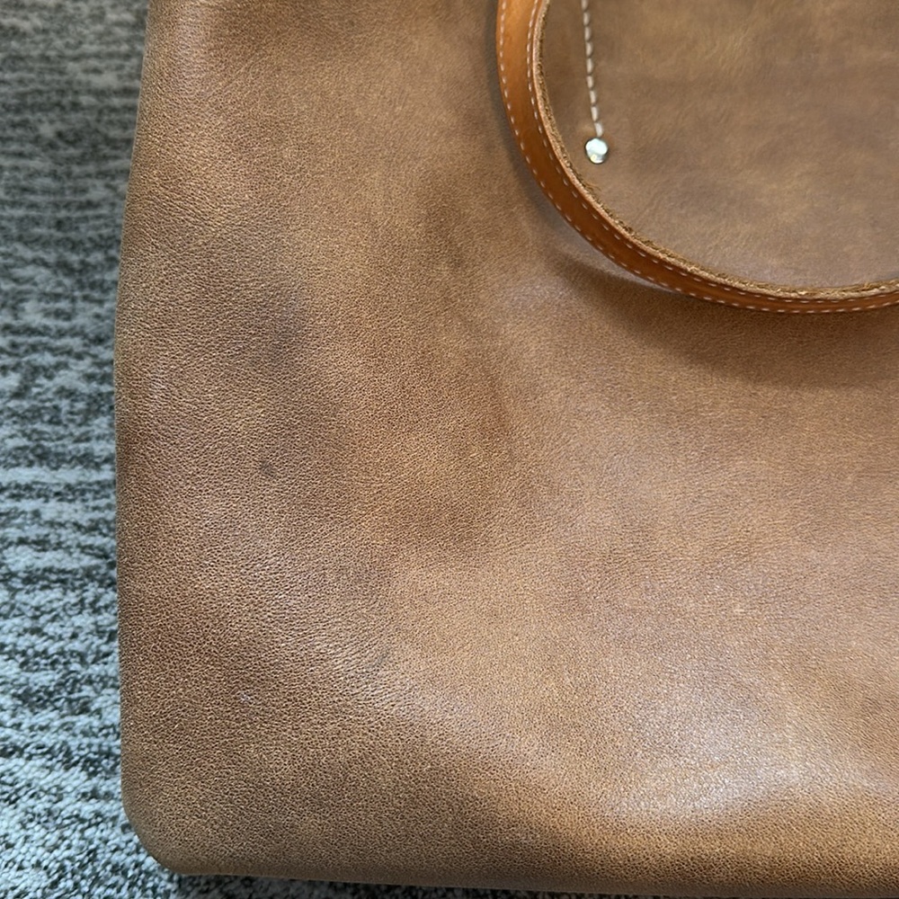 Vintage Roots Brown Leather Tote Bag - Picture 6 of 10